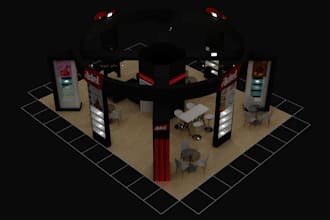 design professional and eye catching exhibition stands