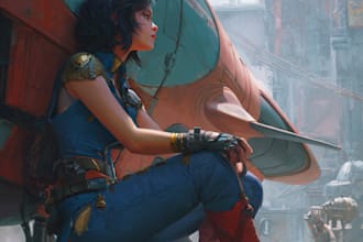 make fantasy sci fi character design or sci fi illustrations