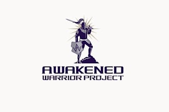 design awakened warrior project logo
