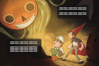 draw a children book ilustration
