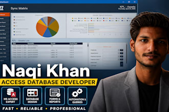 develop microsoft access database dashboard