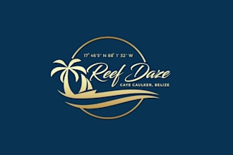design unique carribean condo rental logo