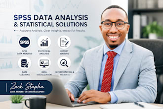 do spss data analysis, statistical interpretation and report writing