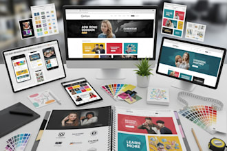 design a professional and modern signage billboard and logo for your business