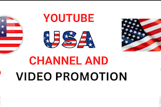 do USA youtube video promotion to gain organic USA views and subs