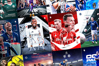 design sport posters for matchday and sport events