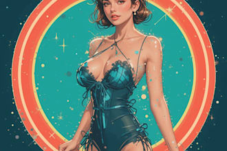 draw a pin up girl and pin up girl