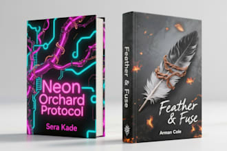 create a ebook cover design and book cover