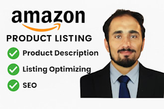write amazon product listing description with SEO amazon listing optimization