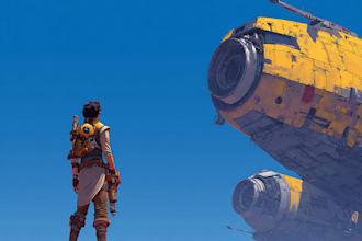 create star wars and sci fi illustration