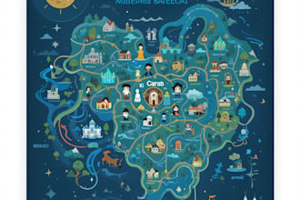 do vector map illustration and event map