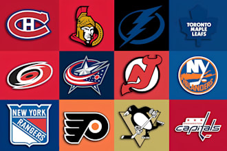 do modern baseball, basketball, football, hockey and sports logo design