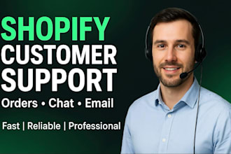 provide shopify customer support