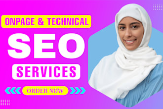 do technical seo, on page website optimization, google indexing