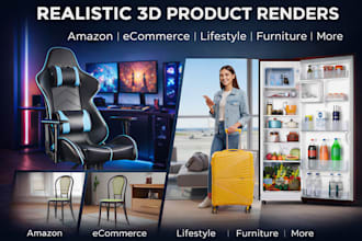 do 3d product rendering for ecommerce