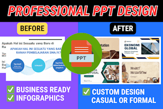 create modern powerpoint presentation slides