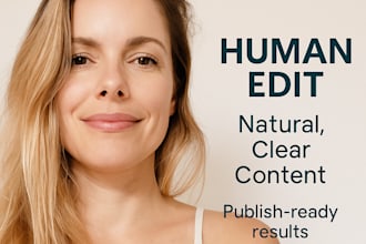 humanise ai content to be clear, natural and user first
