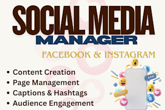 be your social media marketing manager