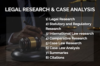 conduct detailed legal research and case law analysis