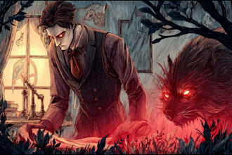 draw custom freehand fantasy illustrations tailored to your vision