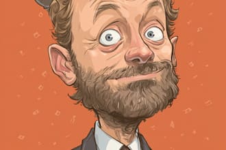 create a political cartoon art