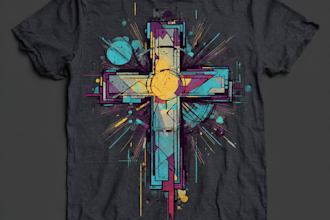 create a religious or christian t shirt design