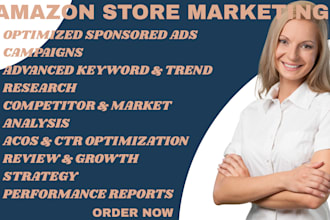 do amazon store marketing promotion optimize sponsored ads campaign PPC