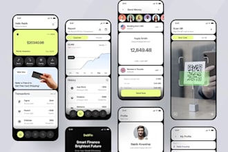 build fintech app, crypto wallet app, payment app, loan app, fintech website