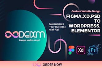 convert figma to wordpress, xd to wordpress, PSD to wordpress