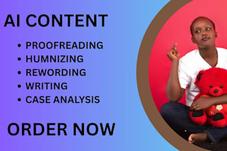 rewrite, edit, and humanize ai text into natural content