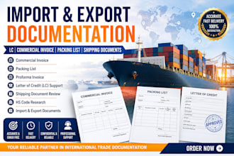 create professional purchase orders, invoices and export import documents