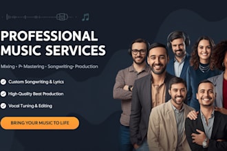 produce professional style podcast intros and outros with music cool background