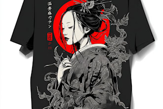 create a t shirt illustration