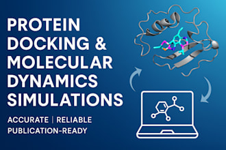 perform protein protein docking ligand docking MD and binding analysis