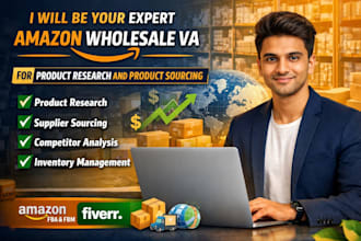 be expert amazon wholesale va for product research and source
