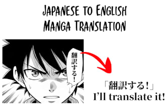 translate japanese manga to english accurately