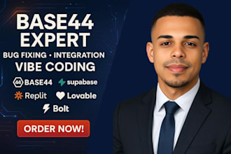 do base44 bug fixing base44 expert integration base44 supabse vibe coding