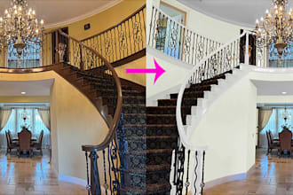 do professionally involved in real estate photo editing