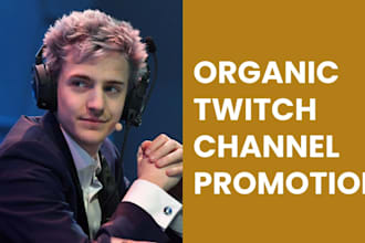 do twitch channel promotion, increase twitch live viewers, chatters engagement