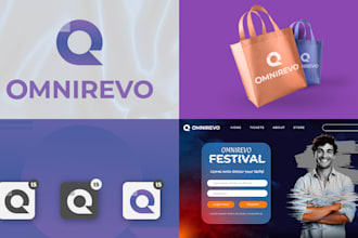 design a minimalist logo and brand style guide
