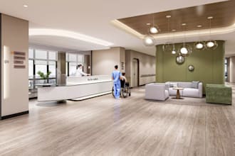 redesign hospital interior, laboratory, patient room, clinic room,medical office