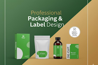 do packaging design, box design and gift box design