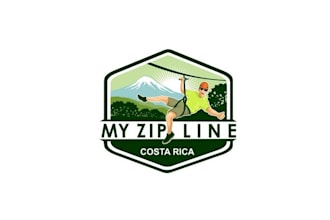 design perfect super logo for new a zip line website