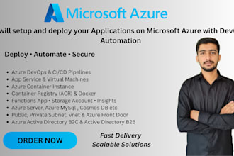 deploy and manage your applications on microsoft azure with devops automation