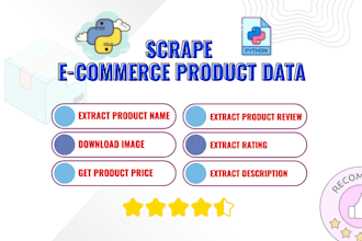 do ecommerce product data scraping and competitor analysis