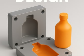 create professional 3d mold design, plastic mold and injection mold