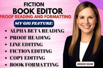 do german proofreading, beta read your fiction, memoir, novella, children book