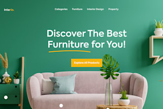design home decor shopify store furniture website furniture store