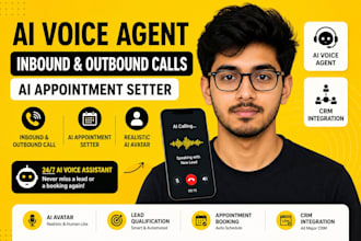 do ai appointment setter inbound outbound ai caller CRM voice agent sdr system