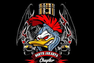 design nice duck logo with satisfaction guaranteed